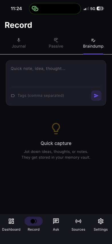 OpenClone iOS — Braindump